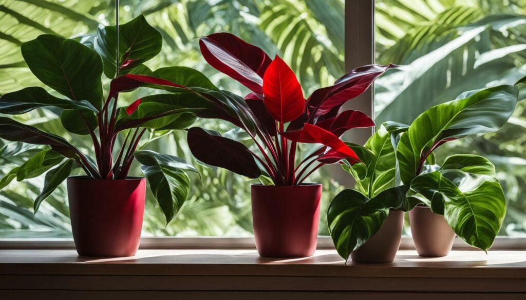Philodendron ‘Imperial Red’: