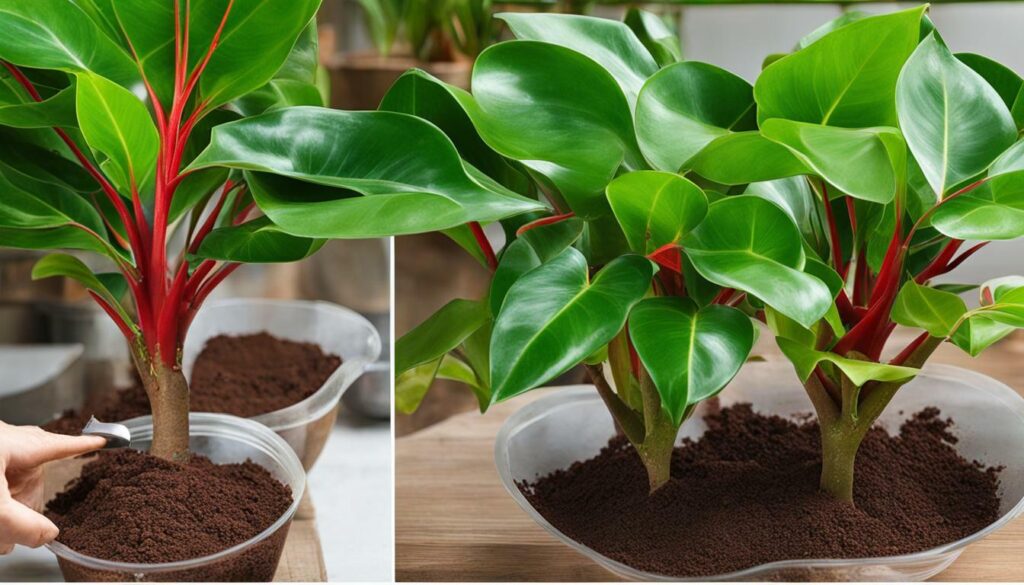 Philodendron 'Imperial Red' propagation methods