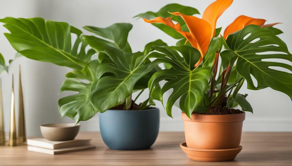 Philodendron 'Prince of Orange' Plant