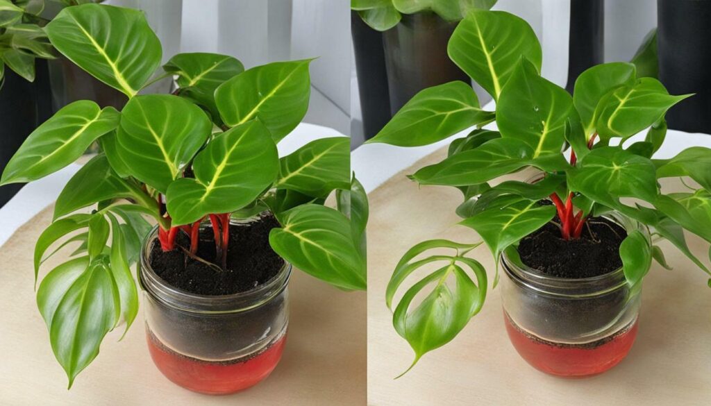 Philodendron 'Ring of Fire' propagation