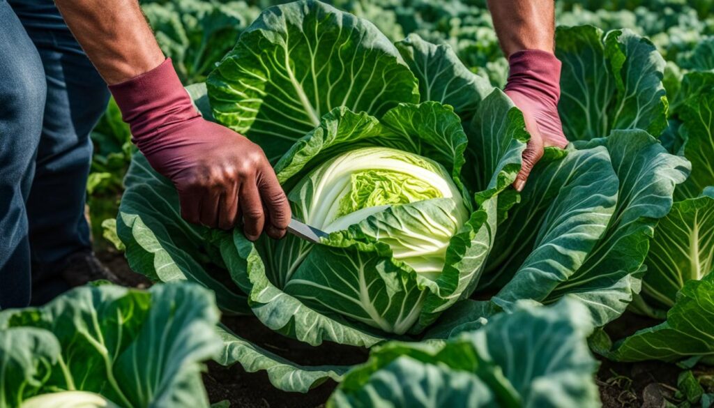 Cabbage Harvesting Techniques