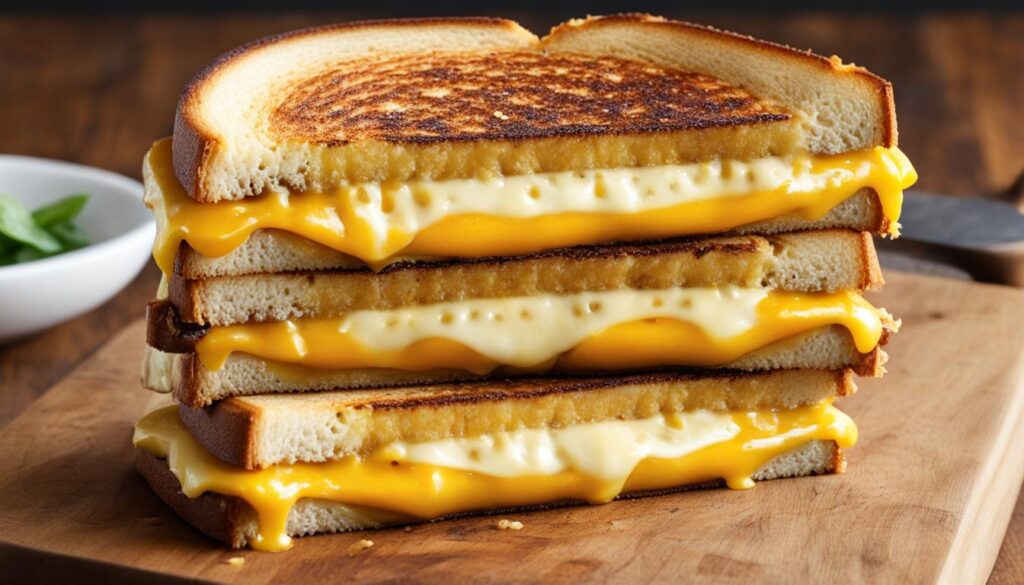 Delicious Toasted Grilled Cheese Sandwich