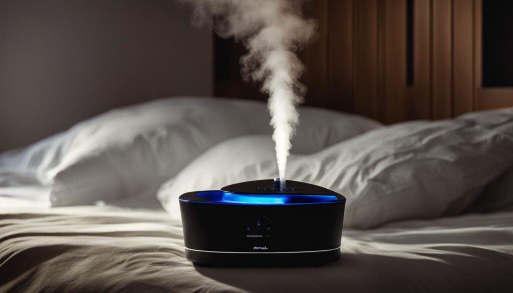 use a humidifier to loosen mucus