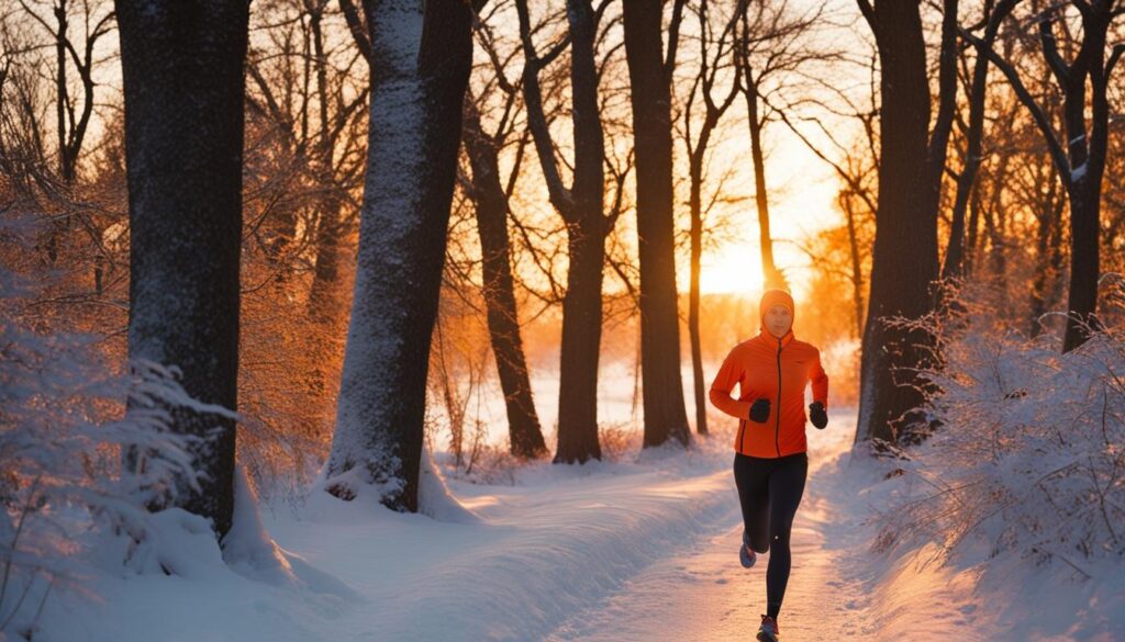 winter running motivation image