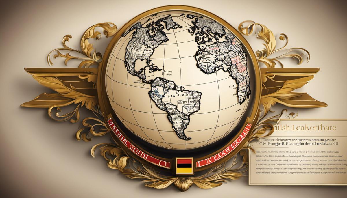Illustration of a globe with the words 'English speakers in Germany' representing the topic of the text.
remote jobs in germany
